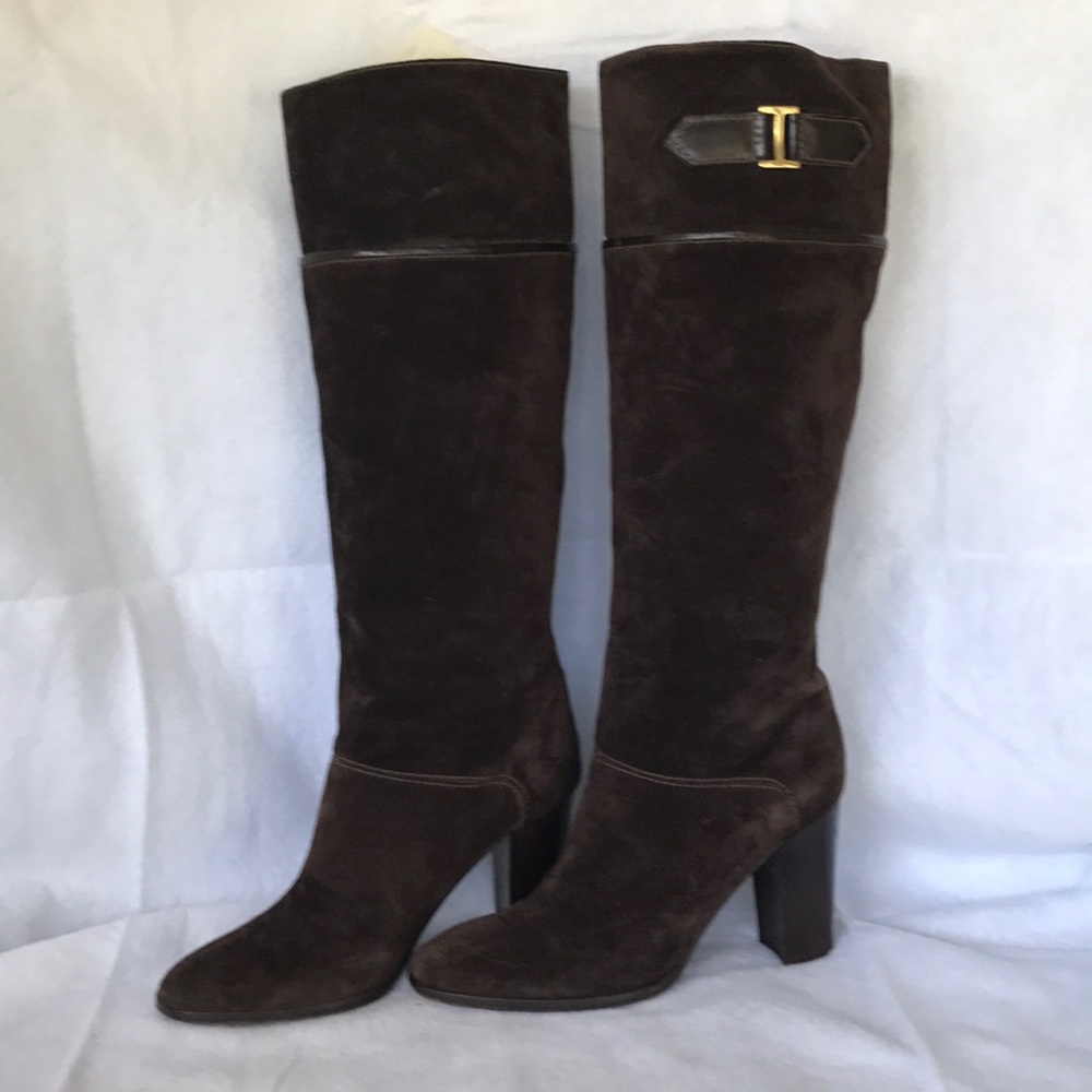 Isaac Mizrah Italy heels suit boots